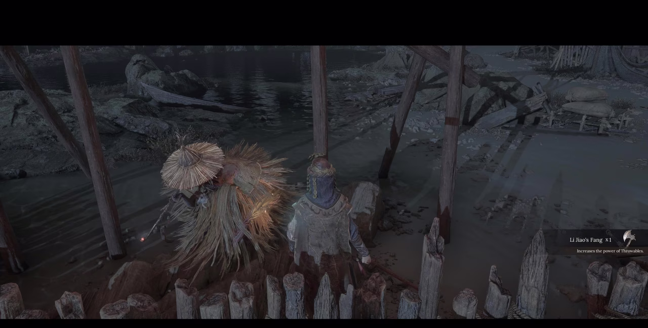 After defeating the Bai Mansion boss, return to the Boatman to receive the Li Jiao's Fang axe.